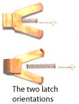 Mortice sashlock latch orientations