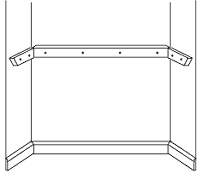 Alcove shelving support battens
