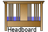 Bed headboard