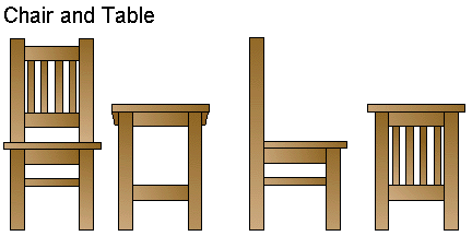 Chair and Table