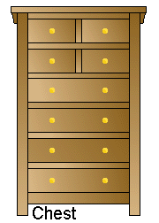 Mission Style Chest of Drawers