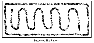 Suggested Glue Pattern