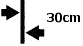 Vertical pattern offset distance