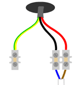 radial lighting wiring