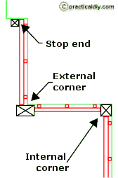 Side seals for cladding