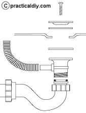 Bath waste connector